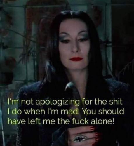 you should have left me the fuck alone