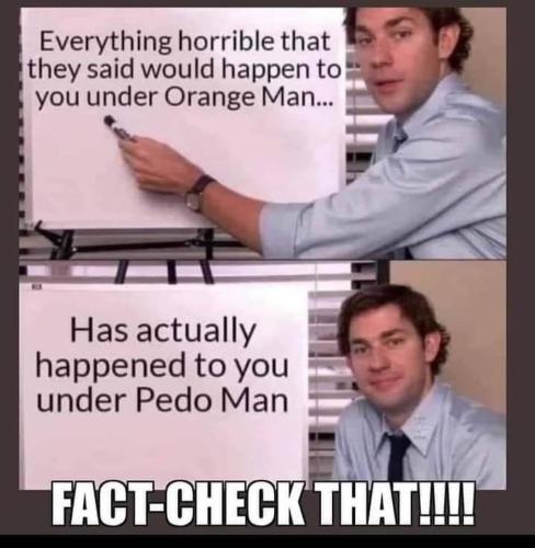 PEDO MAN Bad, not orange man FUCK libtardos