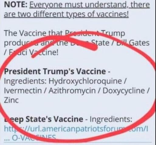 President Trump's vaccine
