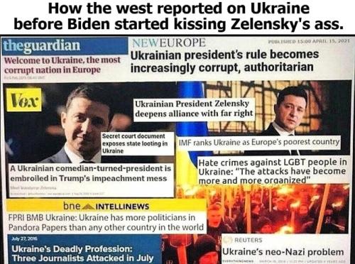 How the west reported Ukraine before Biden 671px