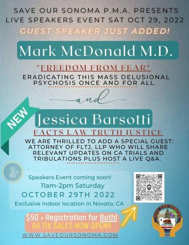 Novato, California - Oct 29, 2022 - Freedom from Fear