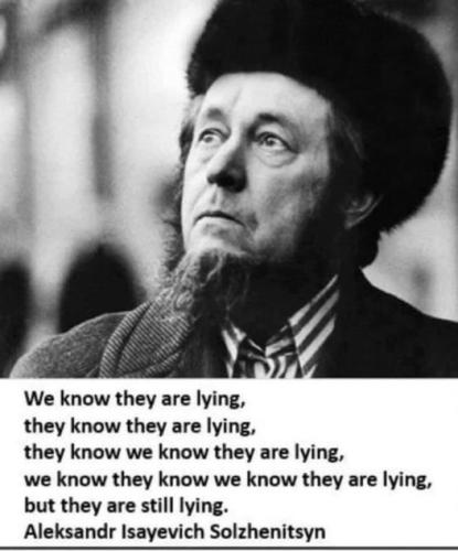 we know they are lying