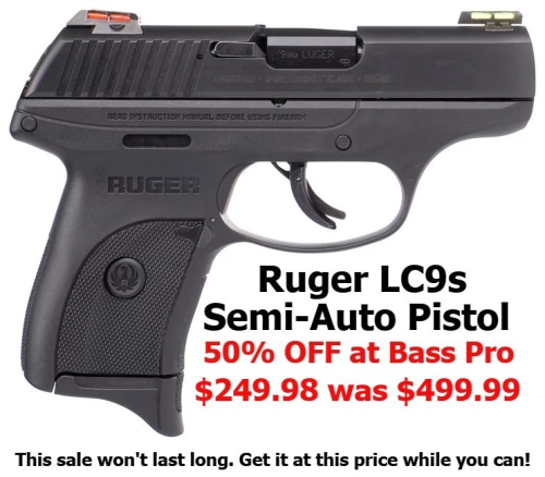 Ruger LC9s semi-auto pistol