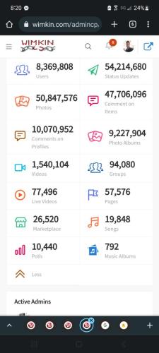 Real-time stats as of 11/18/22