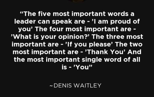 Thank you Leadership