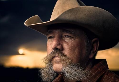 Grizzled old rancher