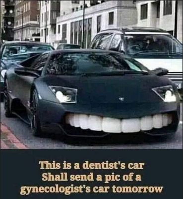 picture of a dentists car