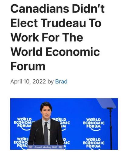 didnt elect the WEF