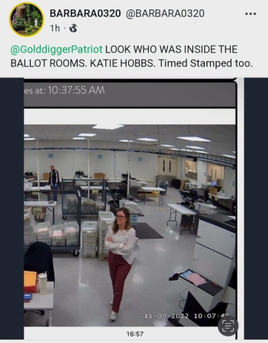 Look who was inside the ballot rooms Katie Hobbs