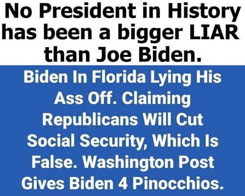 No president in history has been a bigger liar than Joe Biden