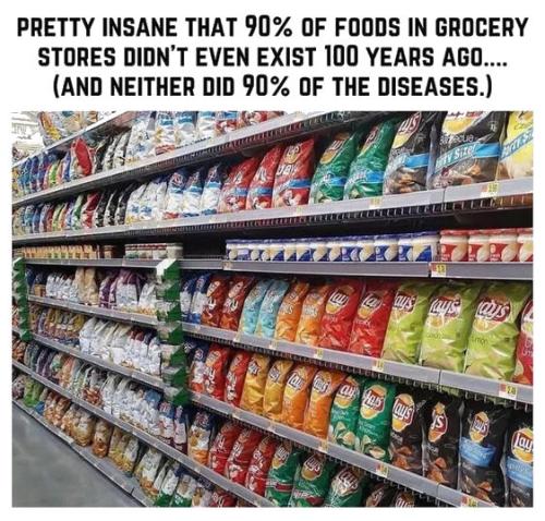 food in grocery stores