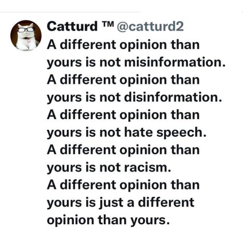 Opinions are Opinions