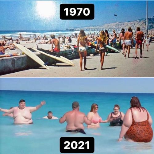 BEACH THEN N NOW