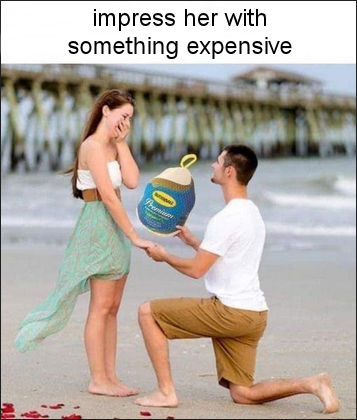 impress her with something expensive