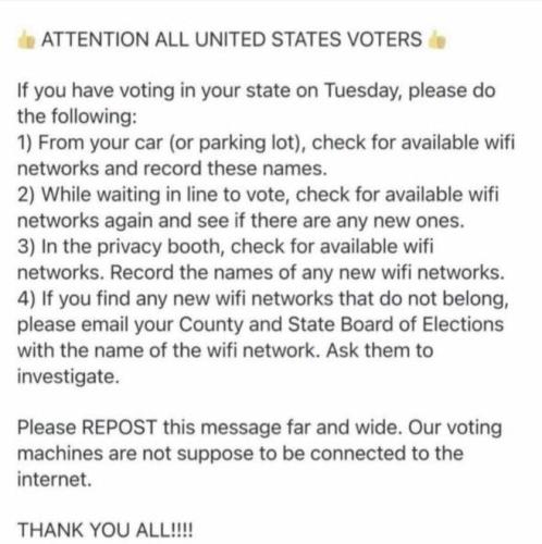 Election Day 1
