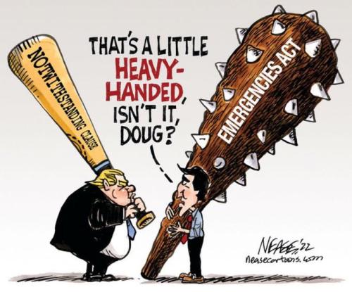 a little heavy handed Doug