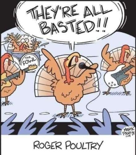 They're all basted! The Who Turkey Dinner
