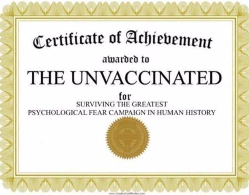 certificate of achievement