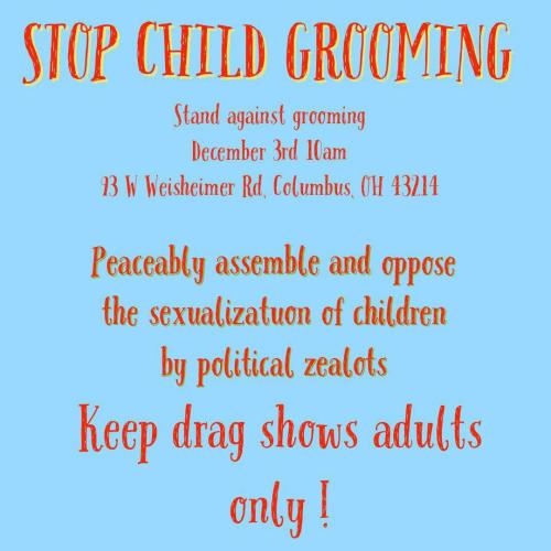 Columbus, Ohio - Dec 3, 2022 - Stop Child Grooming