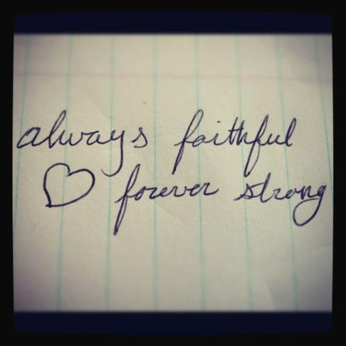 1-Always Faithful