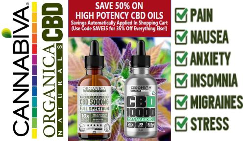 ! Organica Cannabiva high strength CBD Oil for Pain Relief
