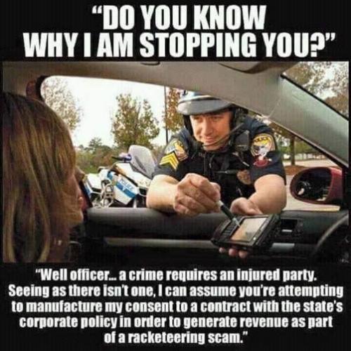 do you know why i am stopping you