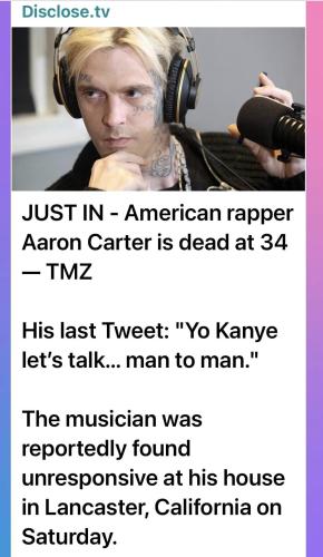 Carter Tweet 1