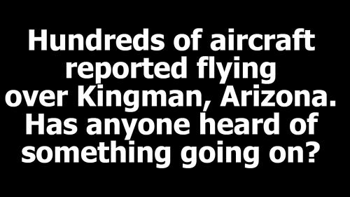 Aircraft over Arizona