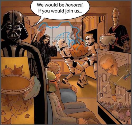 We would be honored if you would join us on the dark meat side