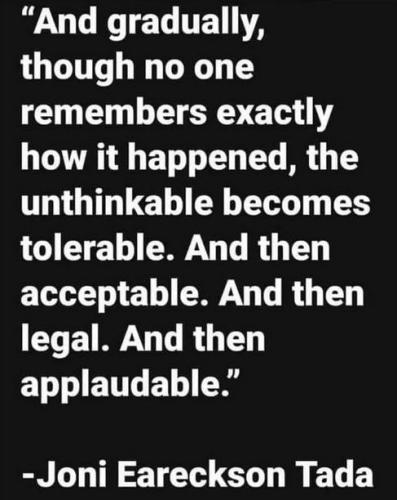 the untinkable becomes tolerable