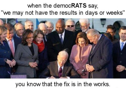 we may not have the results in days or weeks