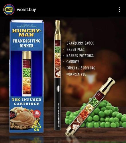 Thanksgiving dinner flavored vape