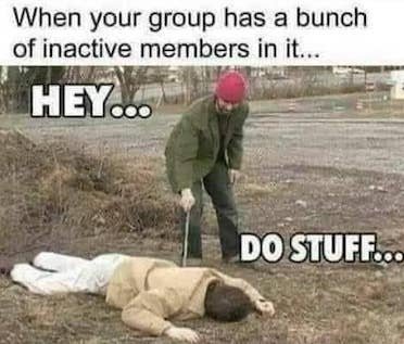 group inactive members