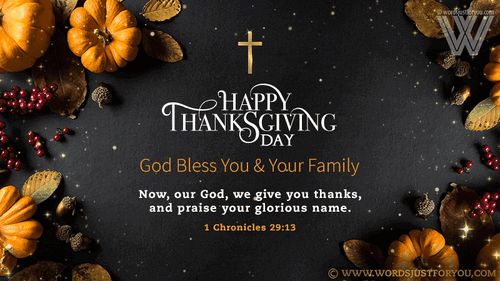 Happy Thanksgiving Day God