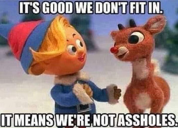 it means were not assholes