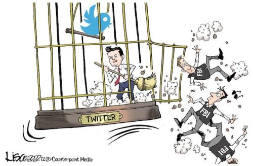 Cleaning out the cage