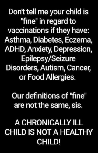 Vax effect in children