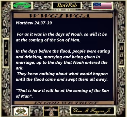 Matthew 24;37-39