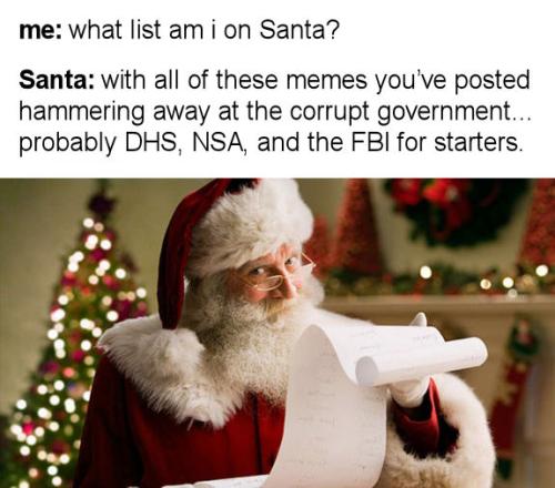 what list am i on Santa