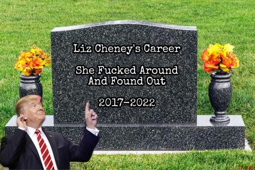 Liz Cheneys career headstone