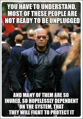 hopelessly dependant on the system