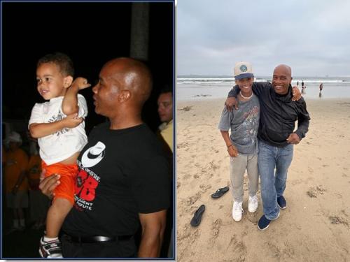 Collier with Dad in St. Charles & Beach