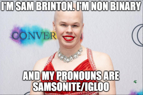 Sam Brinton Non Binary