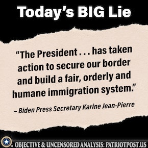 Todays BIG LIE