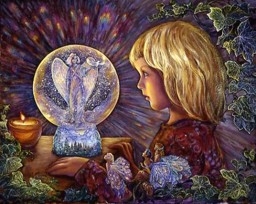 !  Josephine Wall - Enchanted Snow Globe