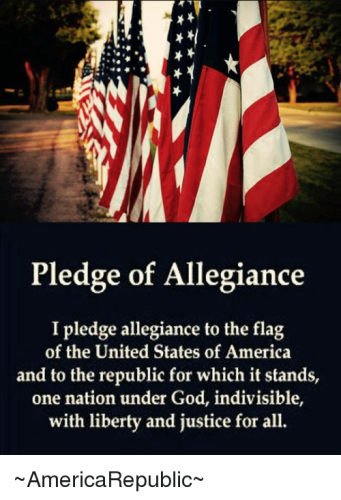 pledge to flag 74