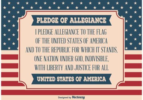 pledge to flag 88