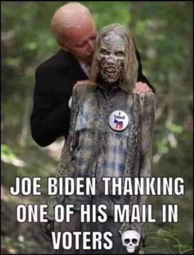 Biden thanking mail in voter