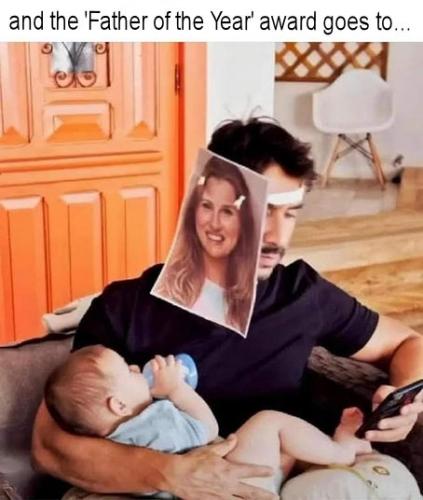 and the Father of the Year award goes to