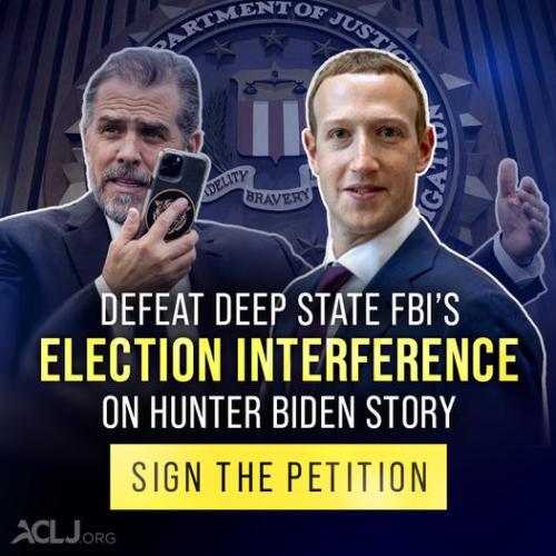 Defeat the Deep State's interference with the Hunter Biden investigation